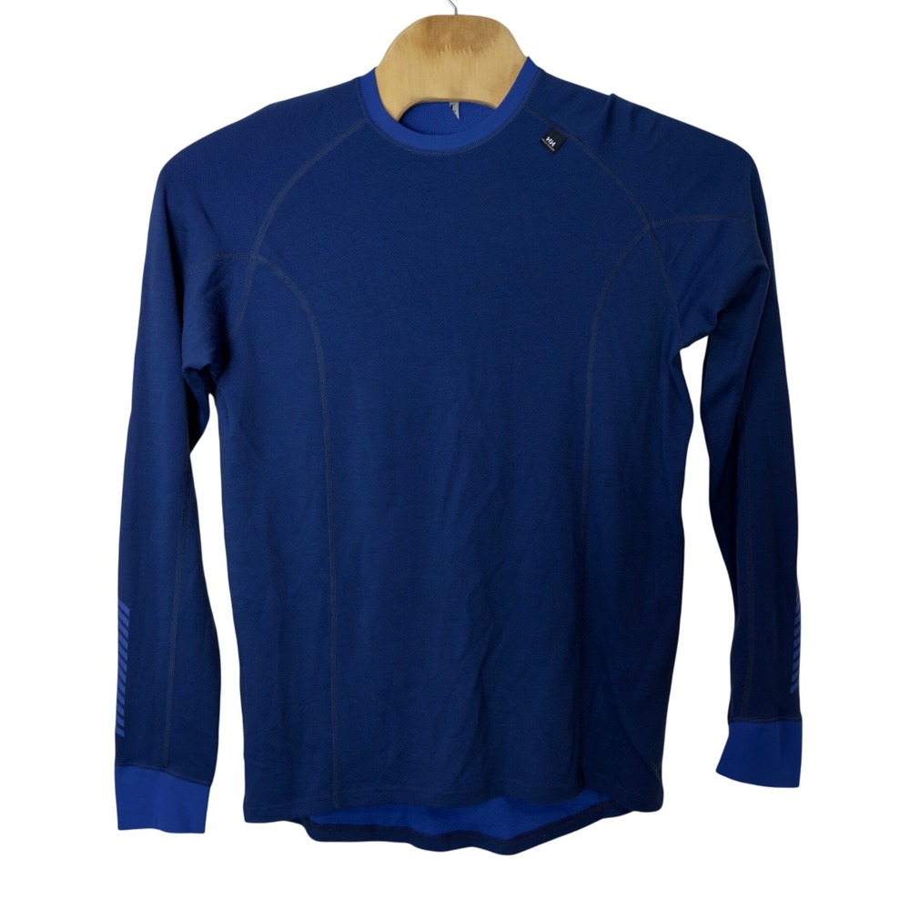 Helly Hansen Performance Base Layer Long Sleeve Shirt Size L Blue Cold Weather